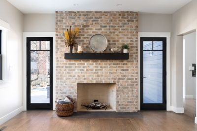 Brick Mantel Repair