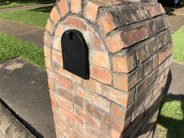 Brick Mailbox Repair in Hamburg