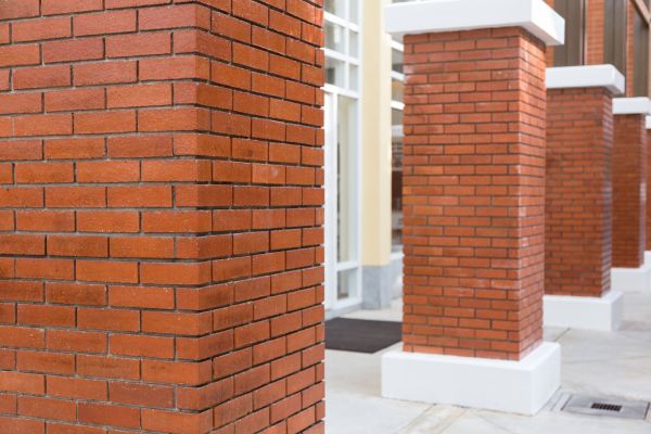 Brick Column Installation in Hamburg