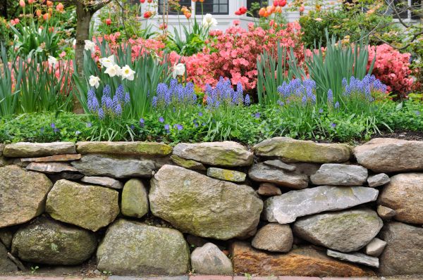 Stone Wall Hardscaping in Hamburg