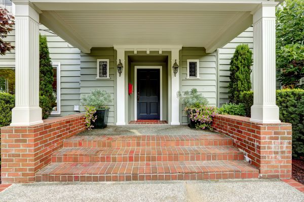 Front Porch Masonry Repair in Hamburg
