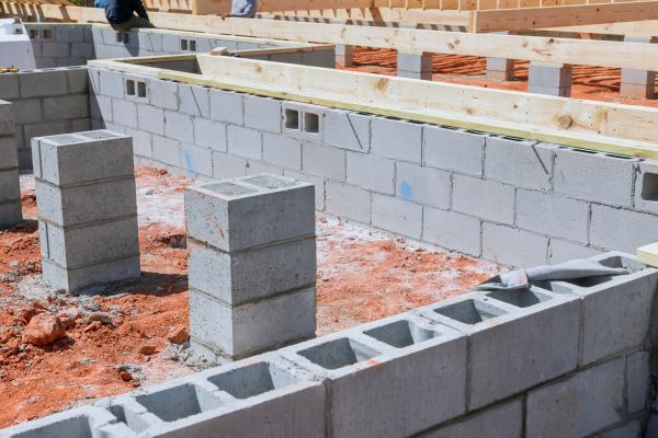 Cement Block Installation in Hamburg