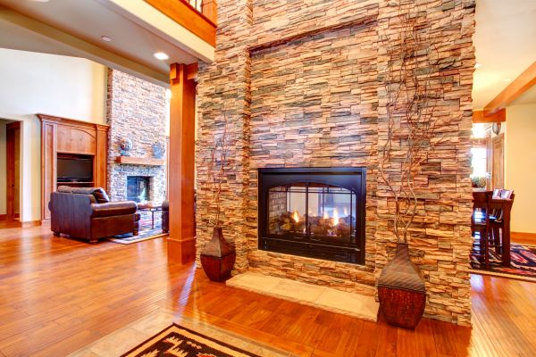 Stone Hearth Installation in Hamburg