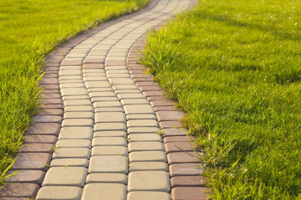 Sidewalk Brick Repair in Hamburg